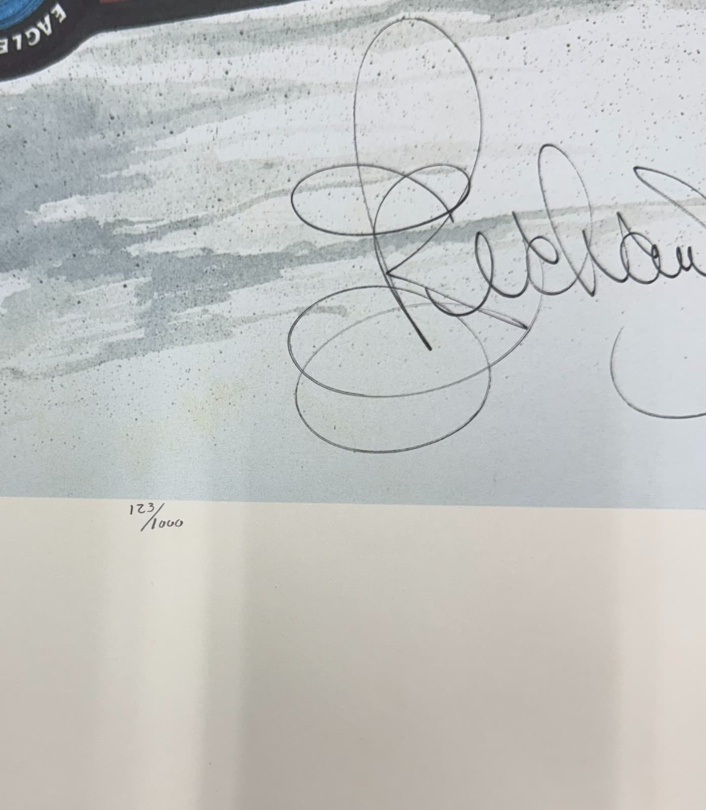 Richard Petty SIGNED Print by Phill Davis 123/1000 2