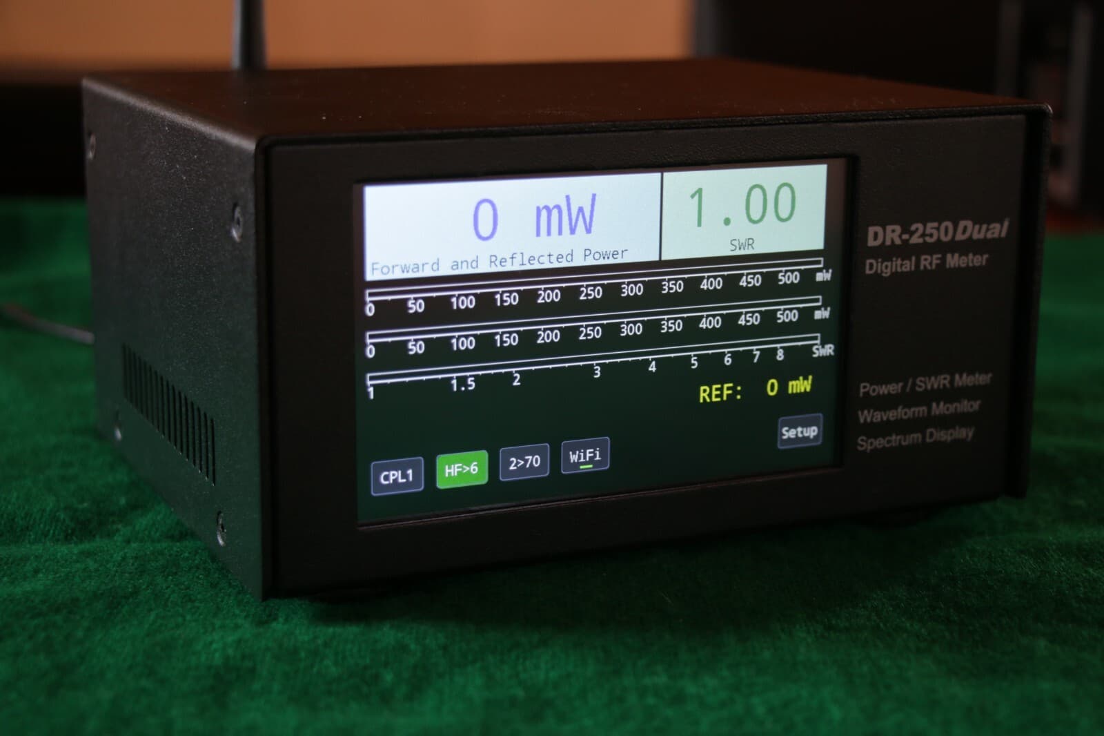 Digital SWR/Power Meter DR-250Dual 2KW Power/SWR Meter 5" Touch Screen