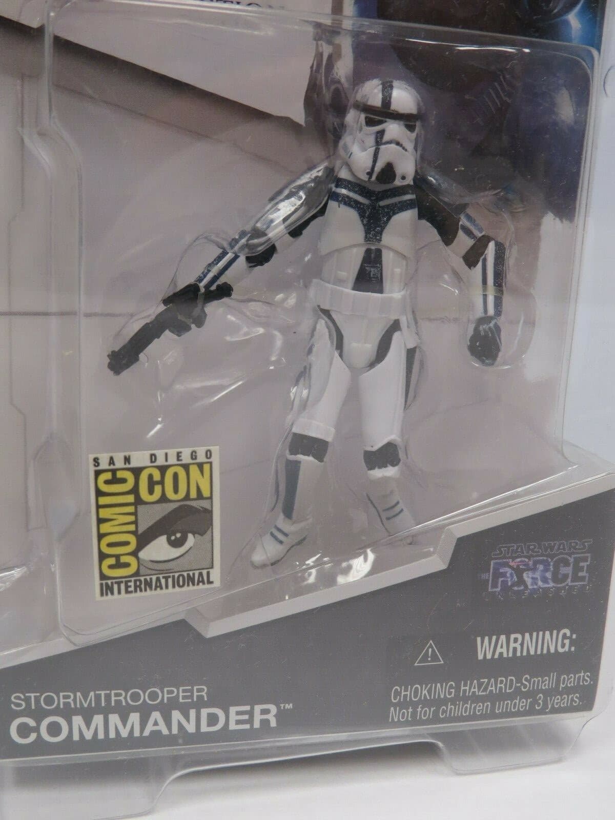 STAR WARS STORMTROOPER COMMANDER SDCC EXCLUSIVE ACTION FIGURE SEALED CLAMSHELL 2