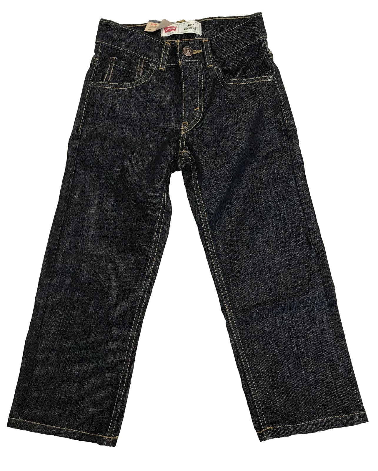 Levis Boys 505 Regular Jeans Dark Blue
