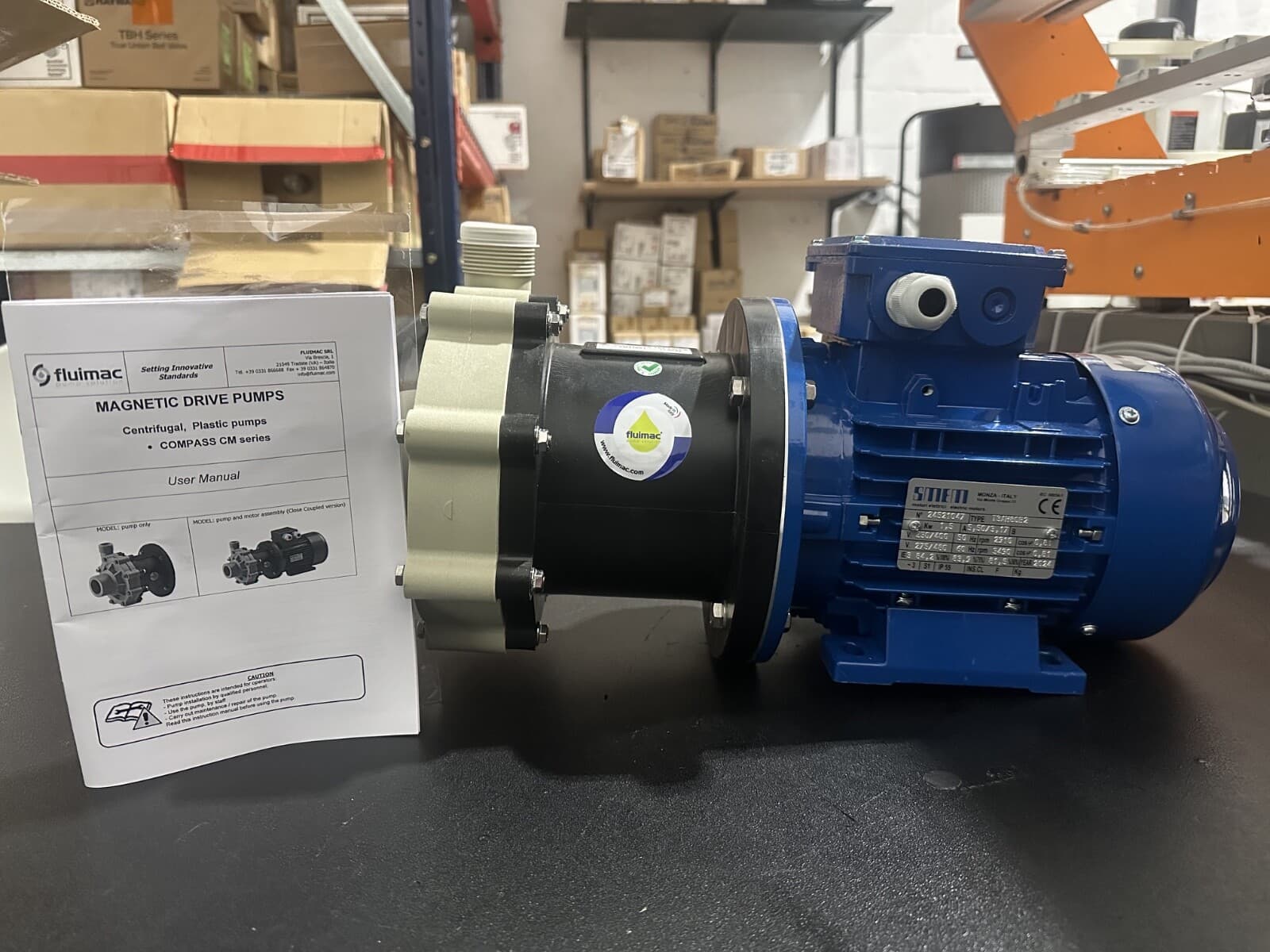 Fluimac CM15PV-TA-123-1IE1,5 Hermetic Magnetic Pump – Industrial Grade