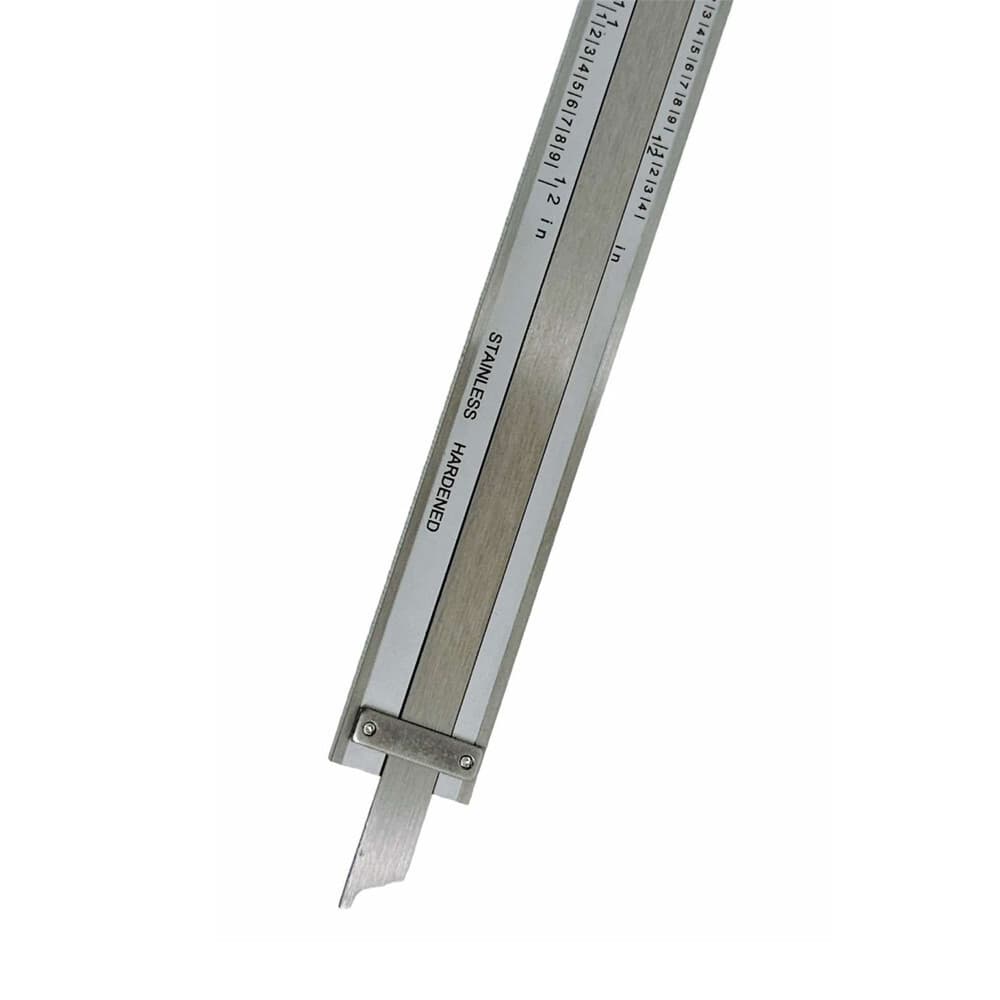 12'' Long Range Dial Caliper NO Upper Jaw 0.001'' Graduation Hardened SS 6