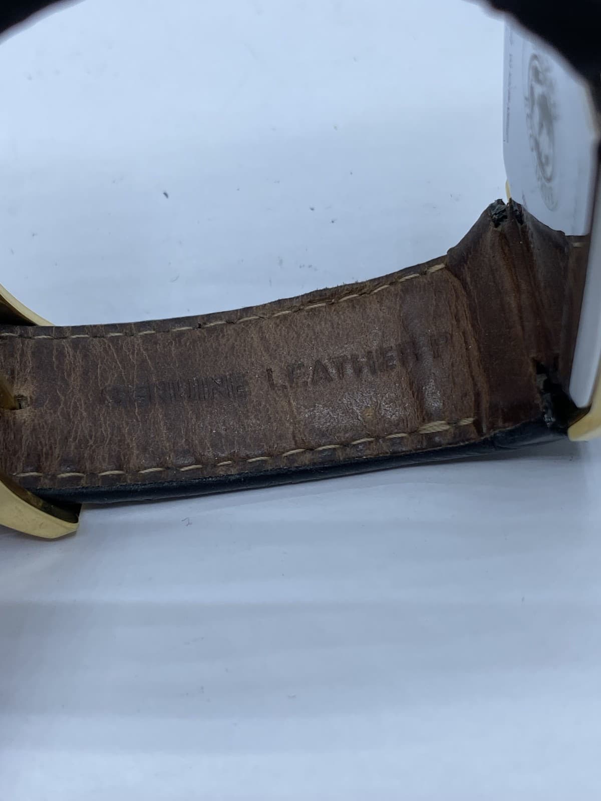 Citizen 31mm Black Gold Tone Dial Date Men's Watch 39g 4