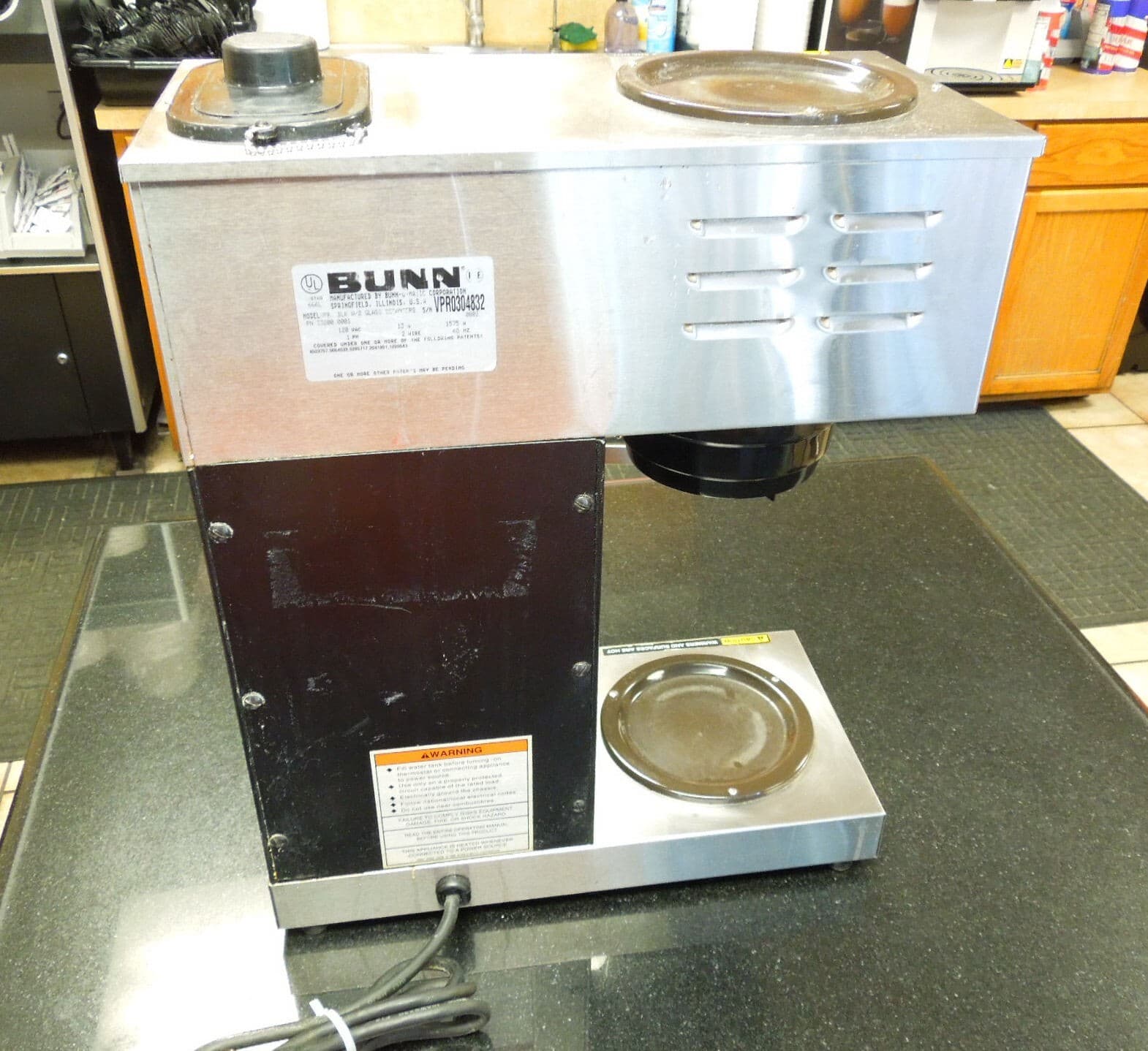 Bunn VPR coffee maker - commercial quality 6