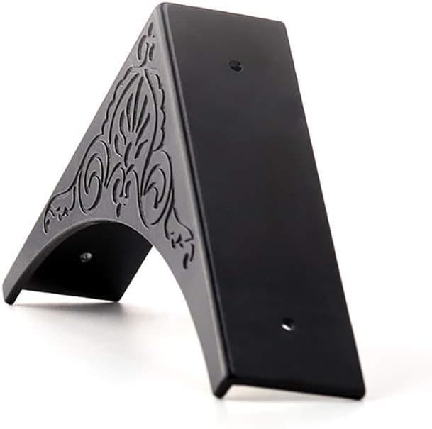 Metal Corner Protector, 4 Pcs Antique Edge Safety Guard Cabinet Black  3