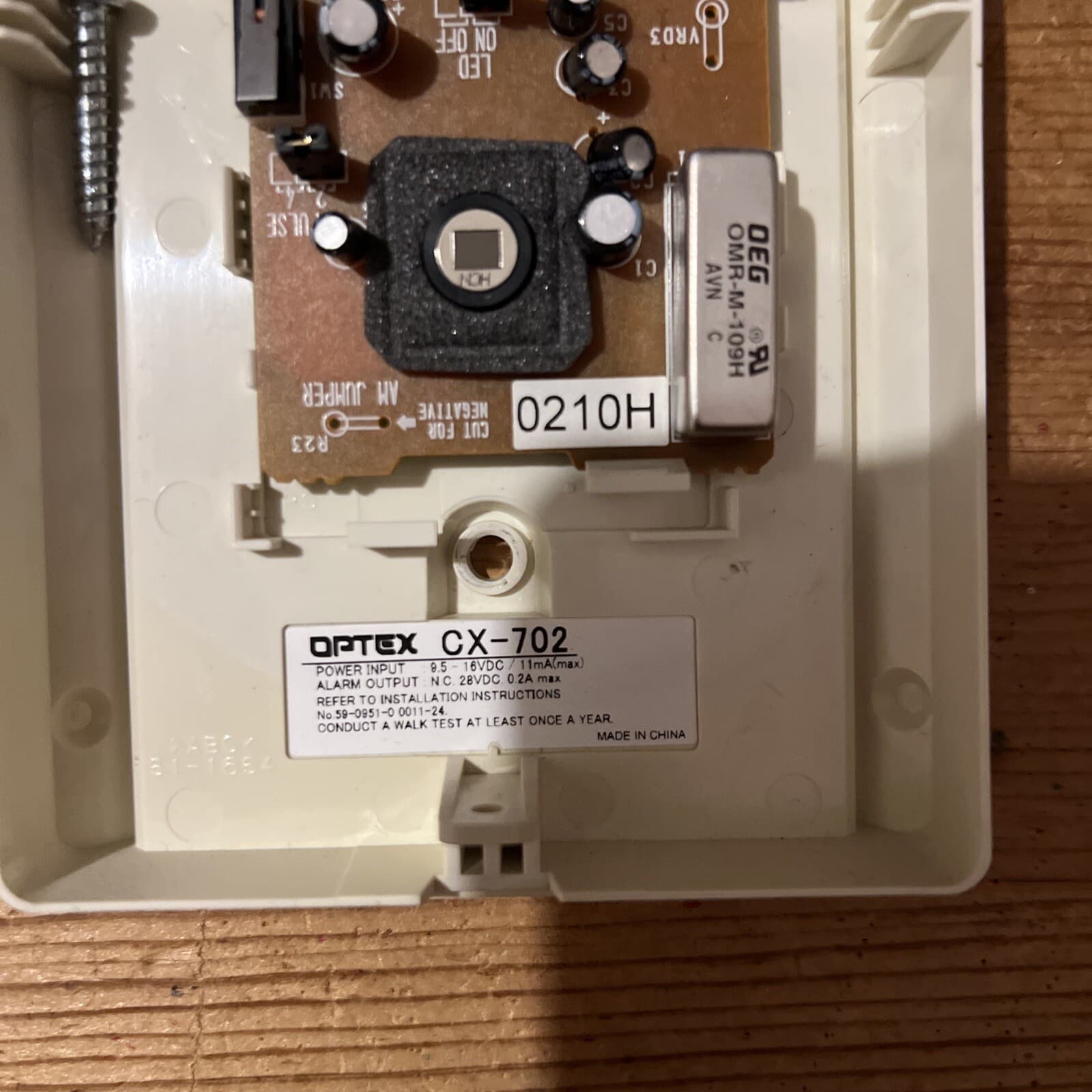 Optex Long Range Motion Detector CX-702  Tested & Working 5