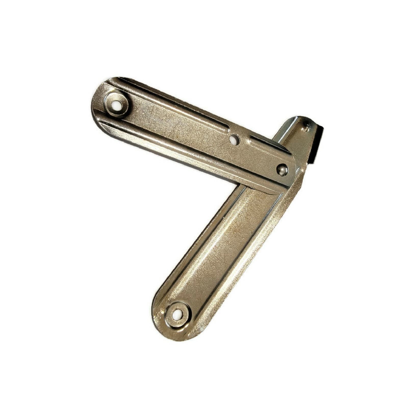 Trunk Lid Support - Small Trunk Stay - Nickel Plated Steel for Antique Trunk  3