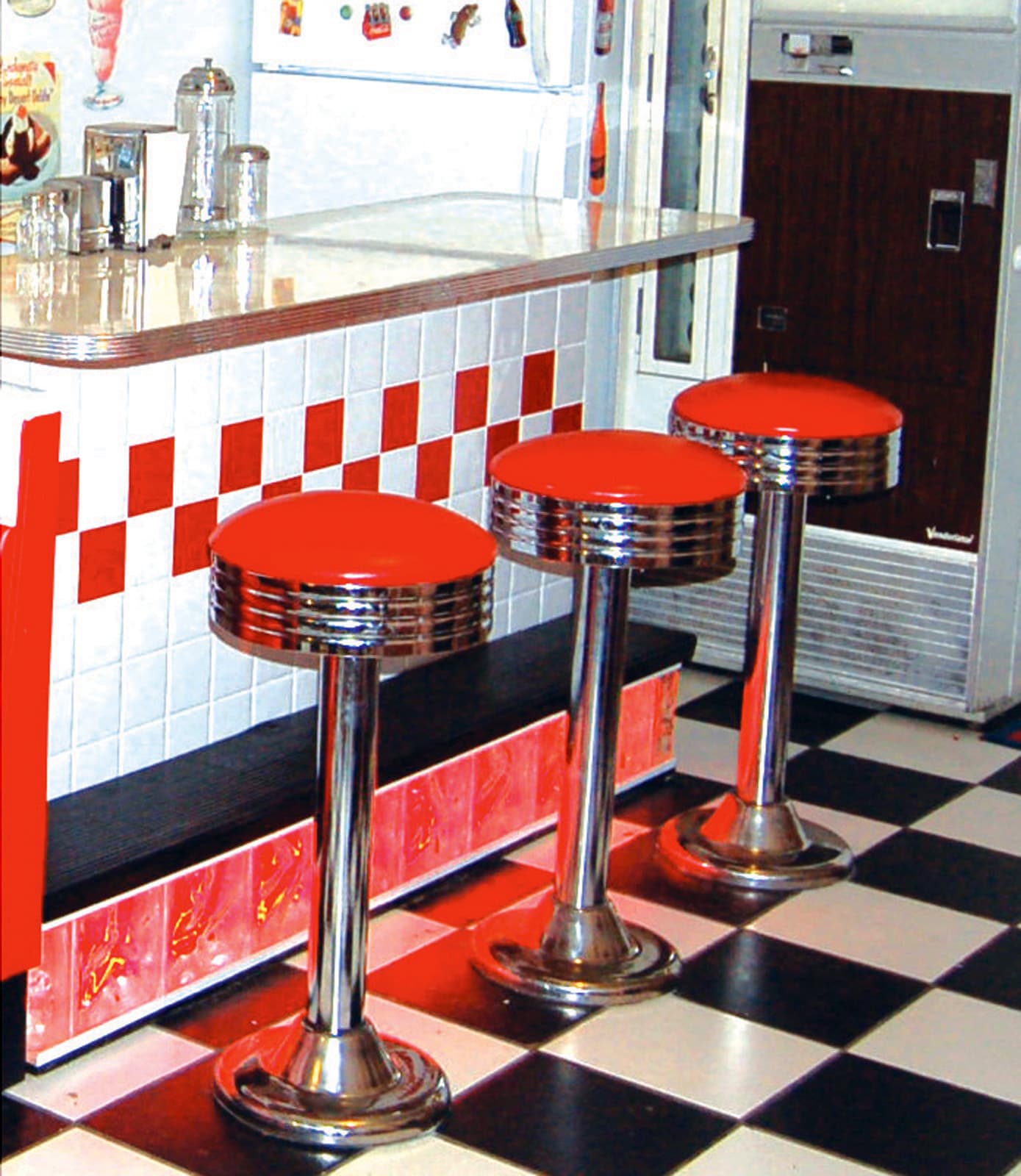 Ground Mount Retro Stools  2