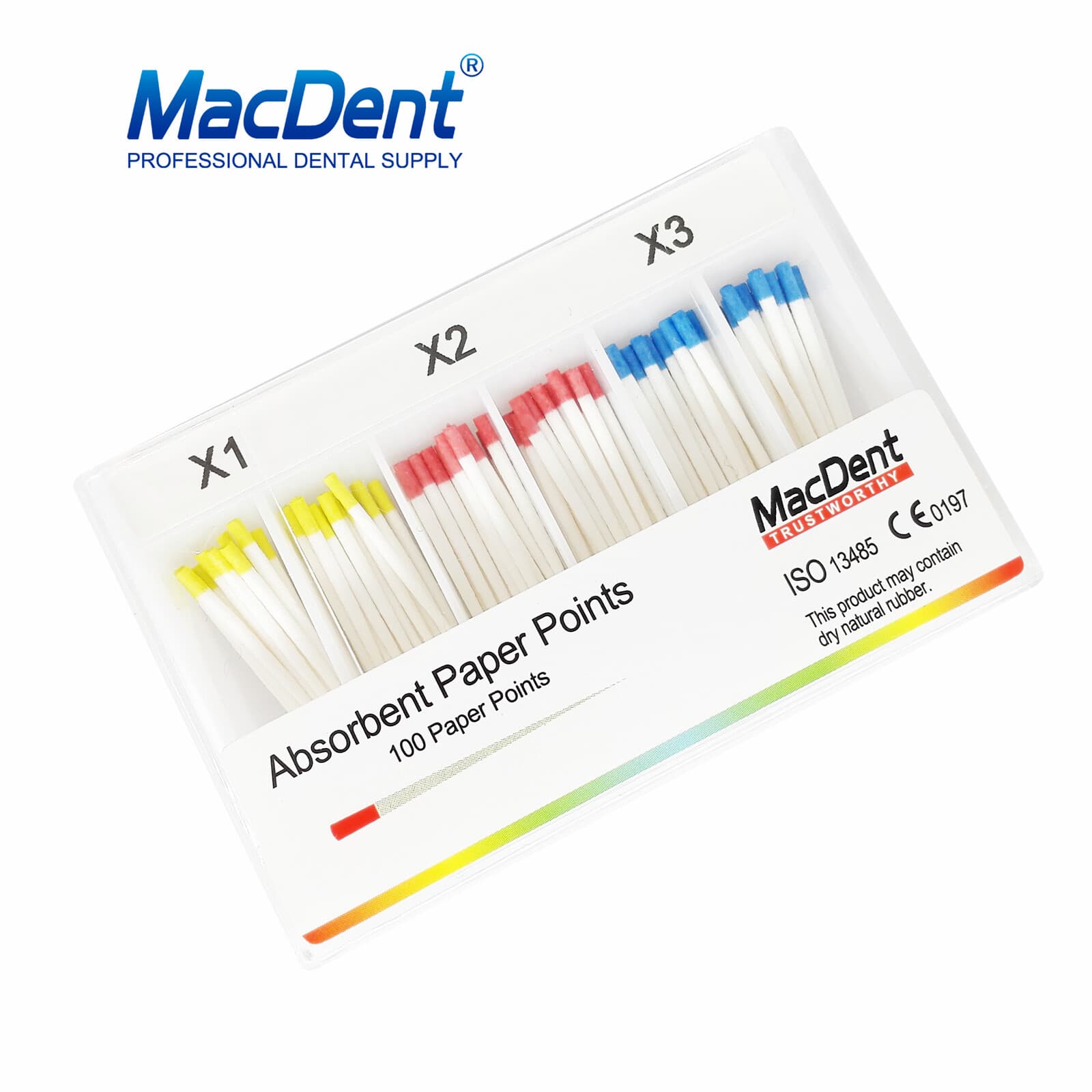 Dental Obturation Next Gutta Percha /Absorbent Points Endo Root Canal X1-X3 LD 2