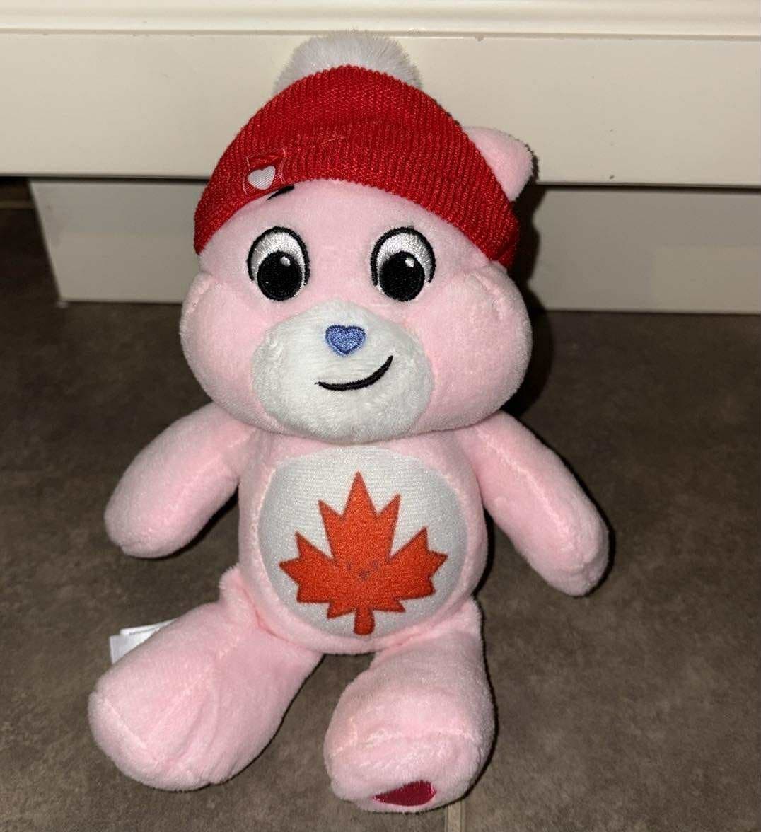 Care Bears True North Bear 8" Inch Plush Canadian Bear - Pink small