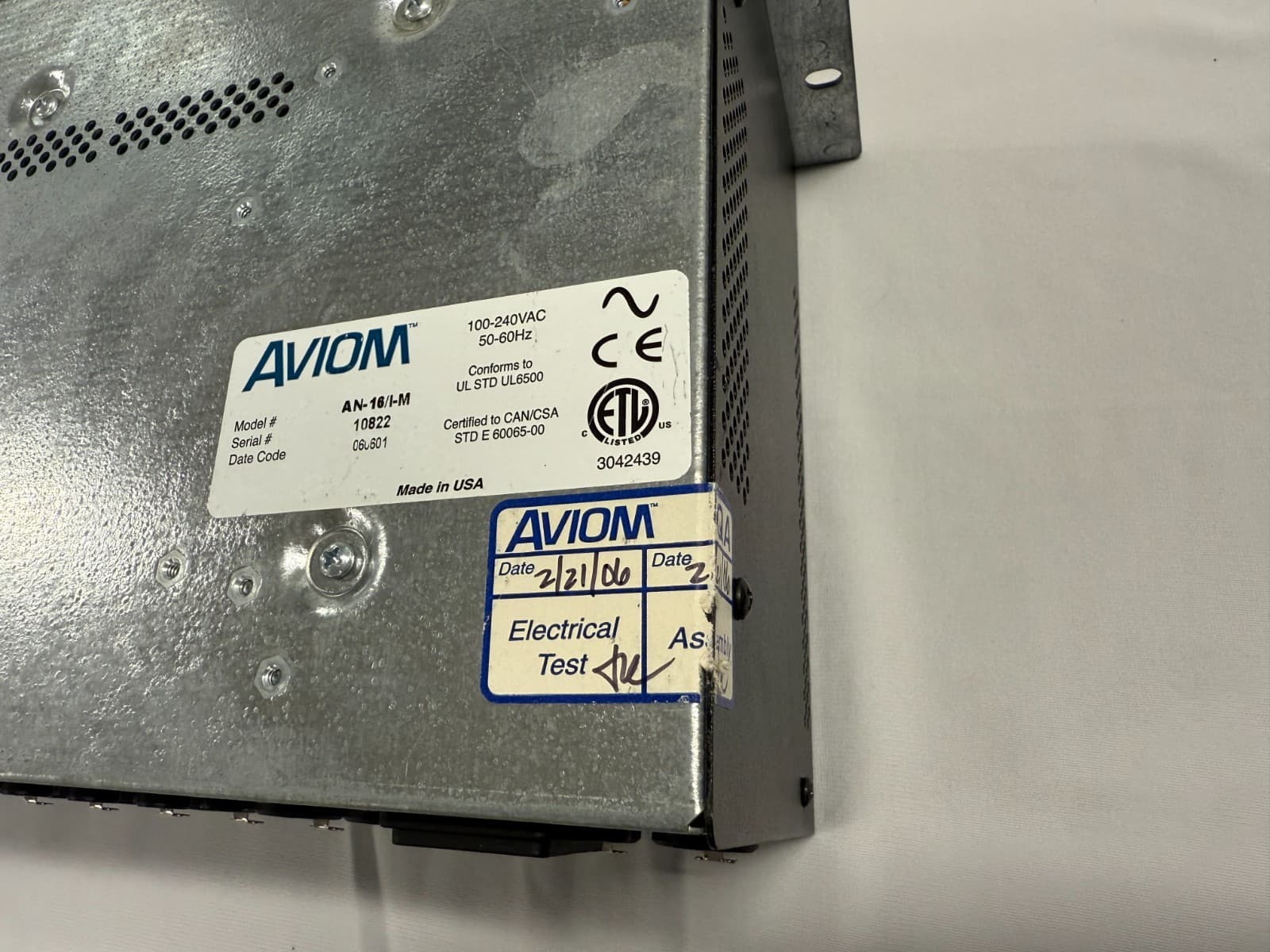 Aviom AN-16/i-M Microphone Input Module CG01MAV 4