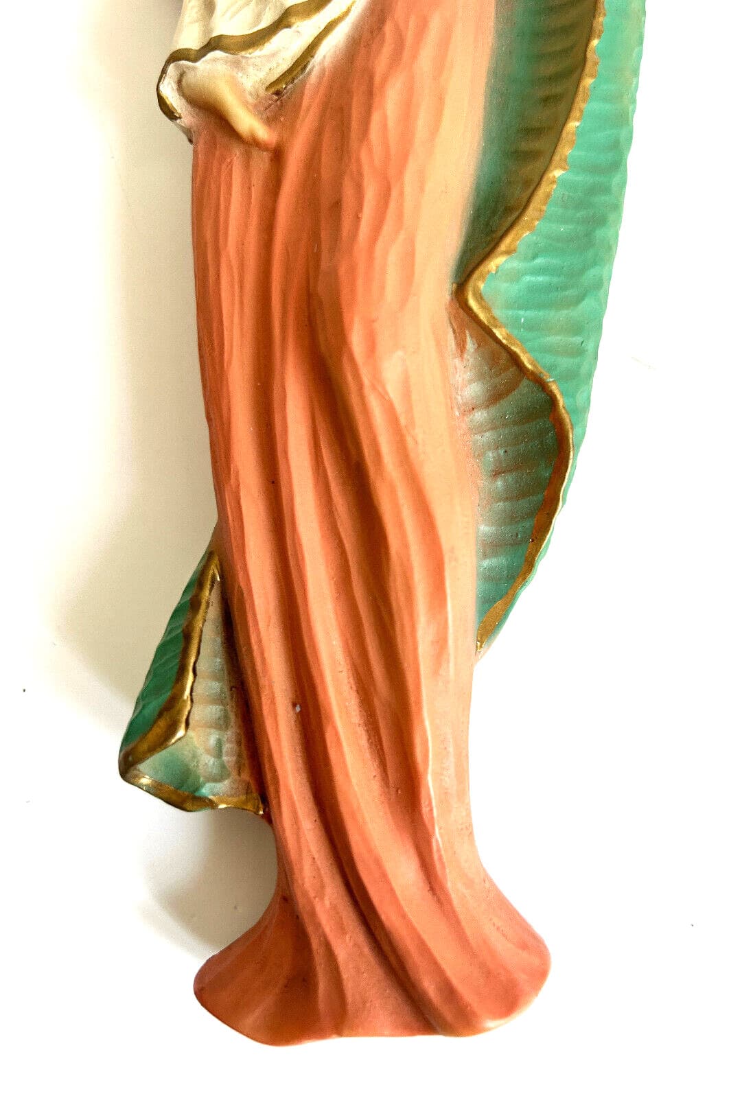 Rare VTG Made in Italy Madonna & Child Religious Wall Plaque Hand Painted 11" 4