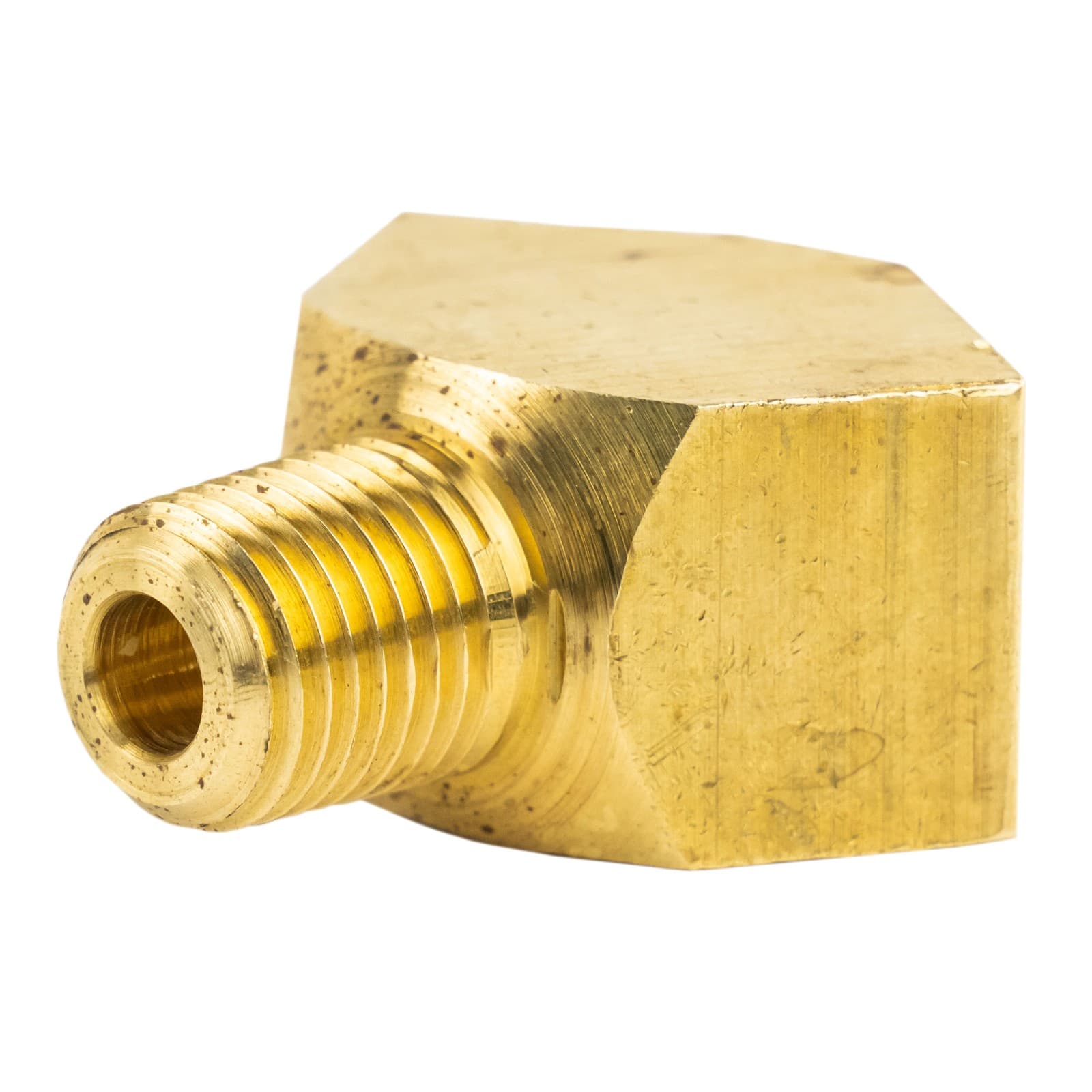 Brass Y Splitter 1/4" MNPT x 1/4" FNPT Fitting Gas .25" x .25" WYE Fitting 4