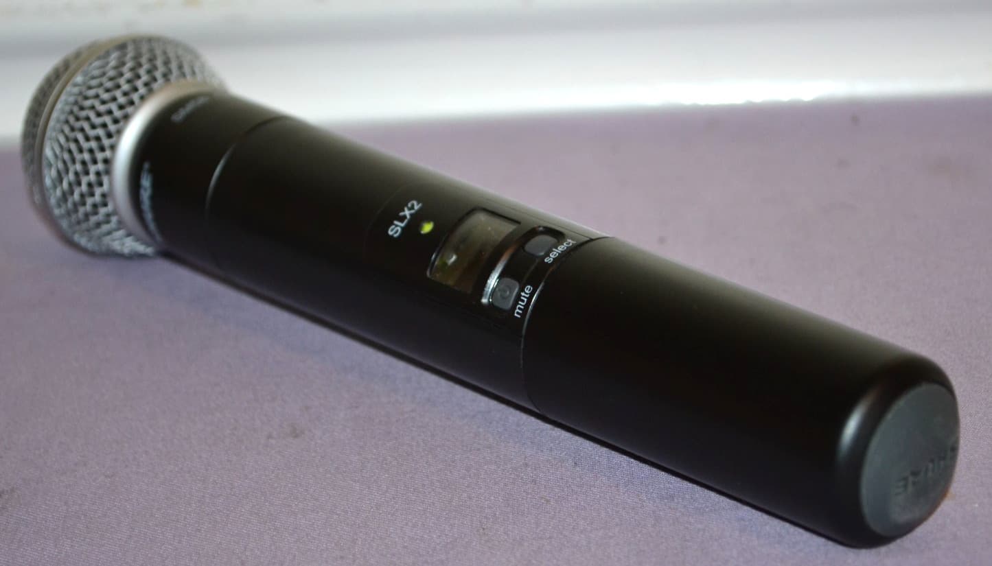 Shure SLX2 SM58 Handheld Wireless Transmitter Digital Microphone H5 518-542MHz 3