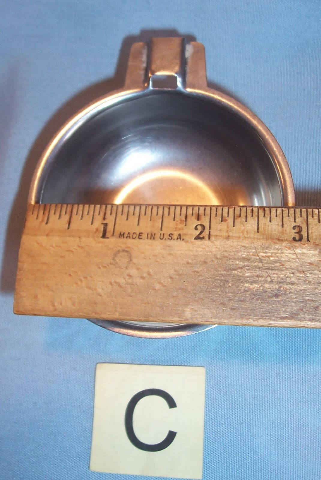 2 3/4" Stainless Steel POACHED EGG Benedict Poacher REPLACEMENT CUP Insert "C" 4