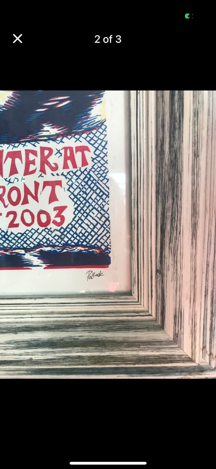 Framed Phish Camden Pollock 2003 417/1000 2