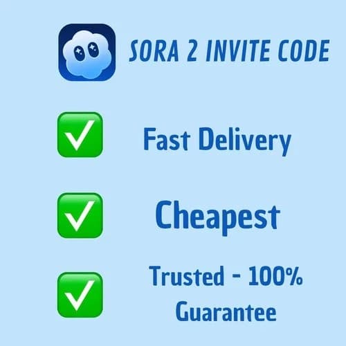 Sora 2 Open Ai  Invite Code - 24/7 ONE MINUTE DELIVERY QUICKEST GUARANTEED CODES 3