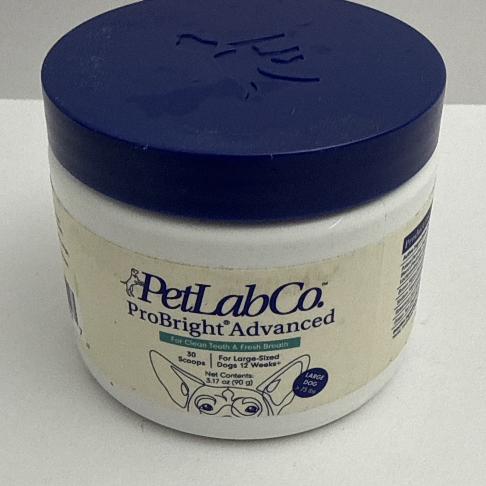 PetLab Co. ProBright Advanced Dental Powder - Dog Breath Freshener - Teeth Clean