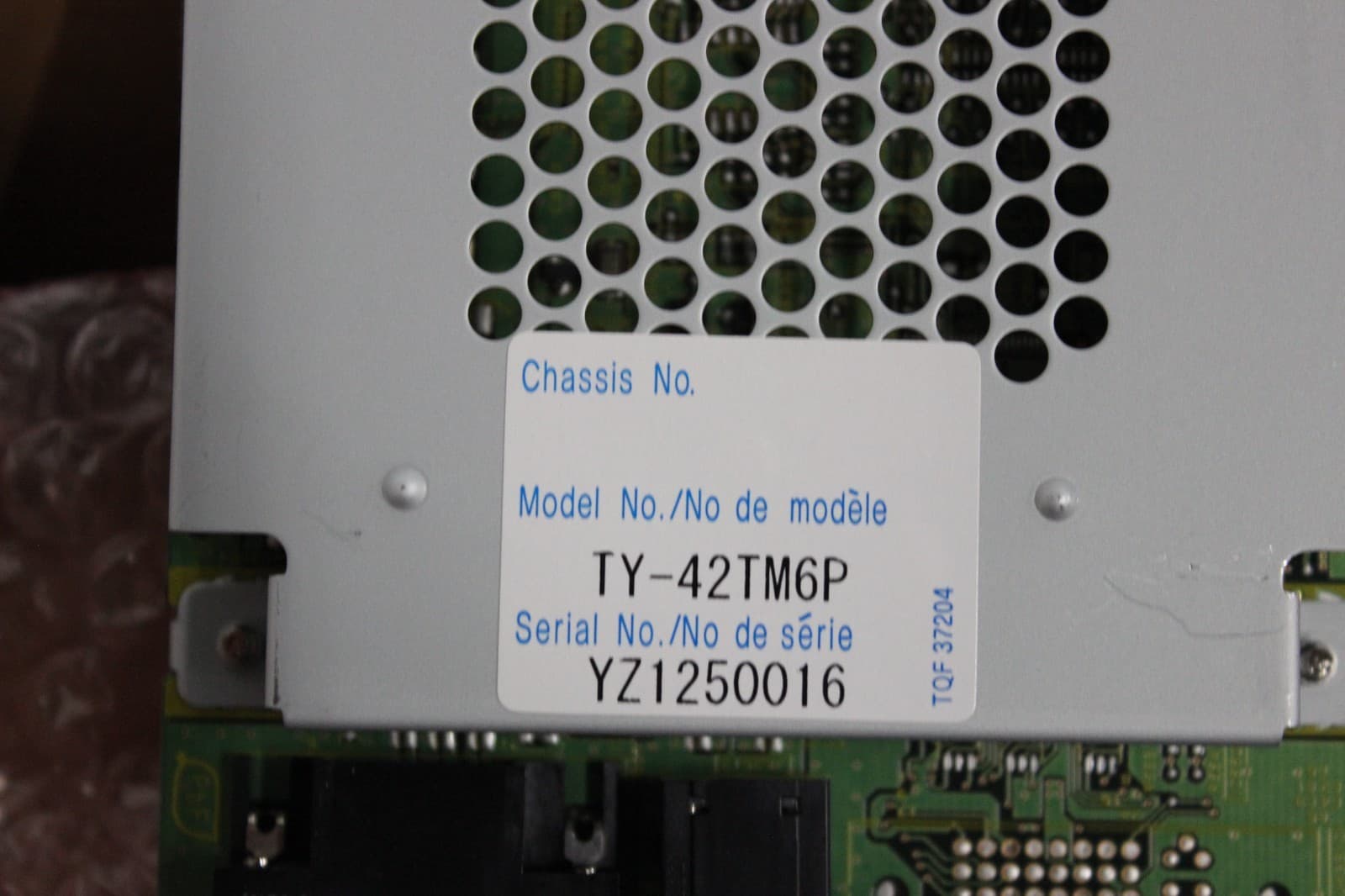 Panasonic TY-42TM6P Composite Video Terminal Board for Plasma Displays 4