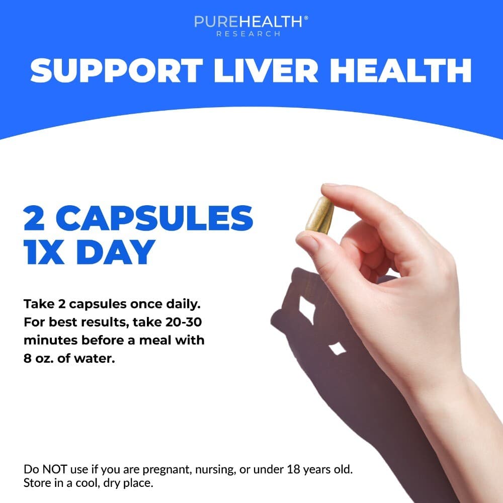 PureHealth Research Liver Health Formula - 60 Capsules 6