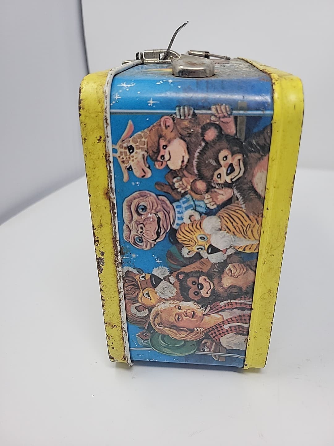 Vintage E.T. Lunch Box Metal 1982 Aladdin No Thermos Movie Extra Terrestrial 3