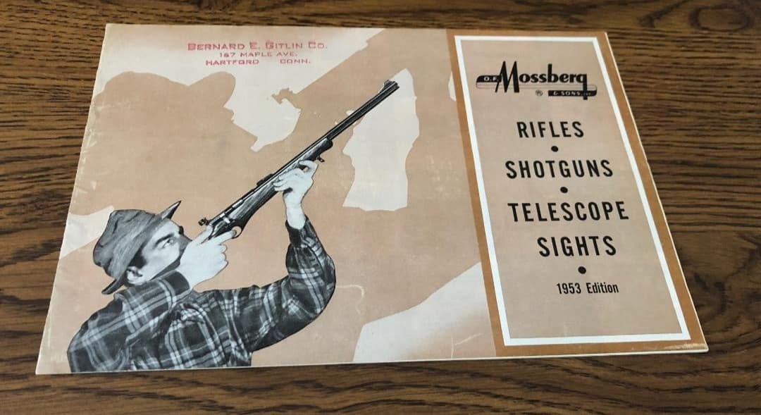 Mossberg & Sons 1953 Catalog  Rifles Shotguns Telescope Sights