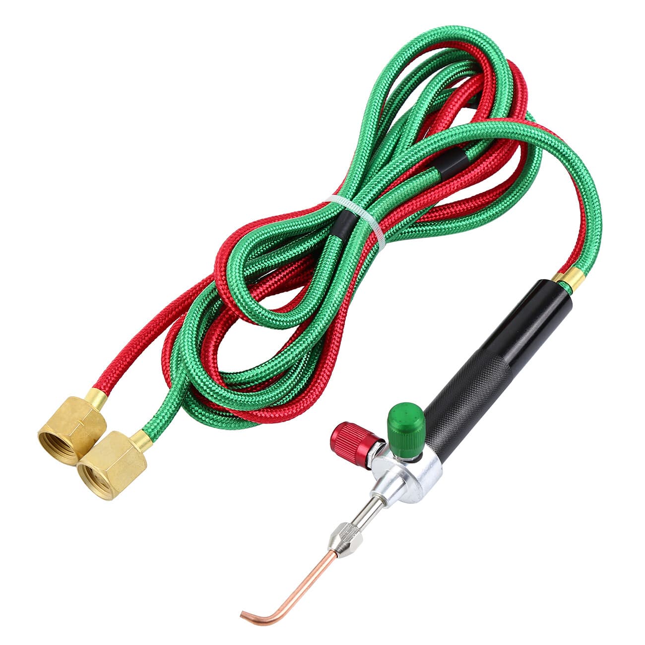 Mini Gas Welding Cutting Oxy Oxygen Acetylene Torch Kit Welder Tool w/ 5 Nozzles 2