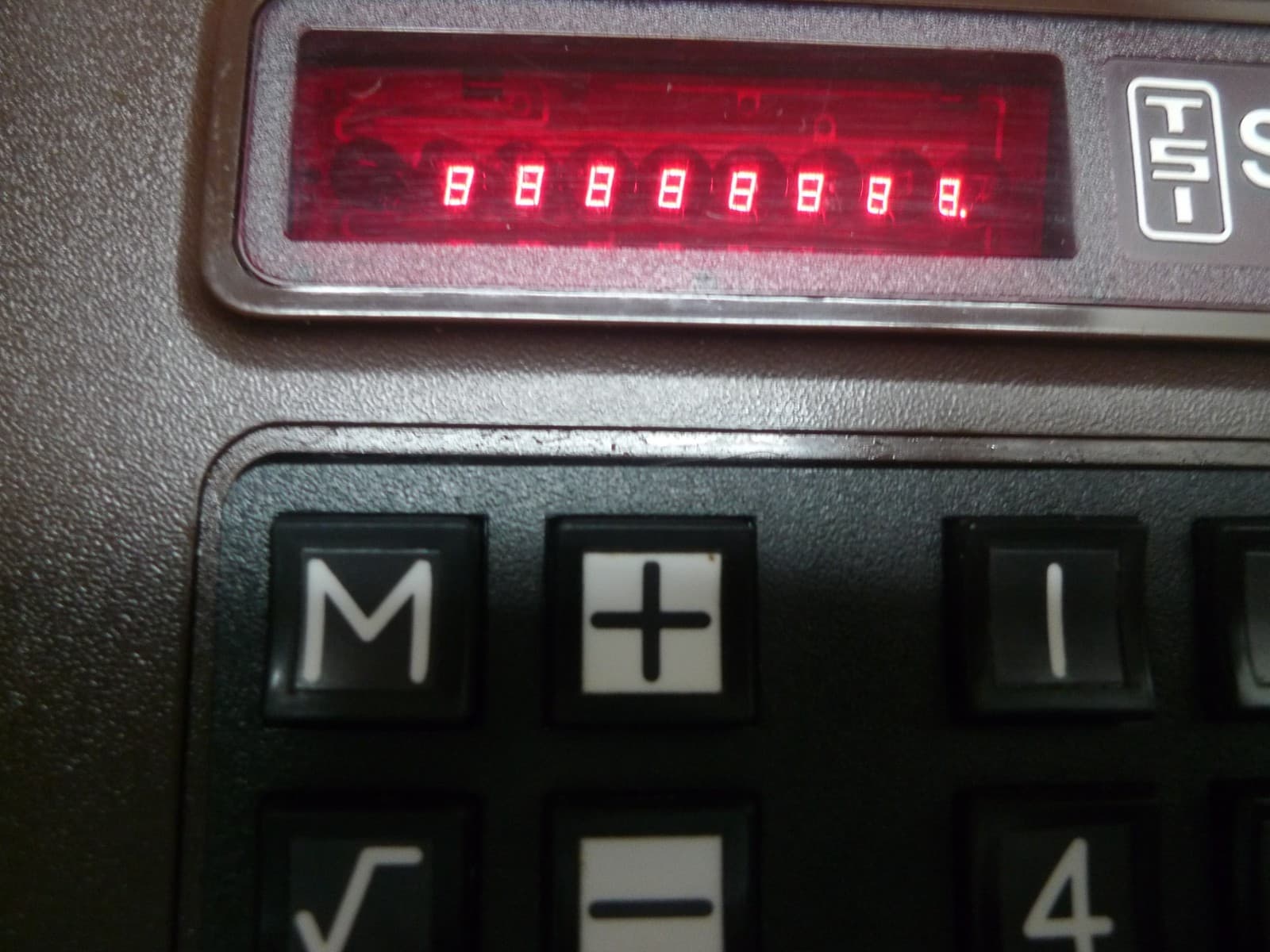 1976 TSI SPEECH + "FIRST TALKING" VINTAGE CALCULATOR WORKS PERFECTLY 2