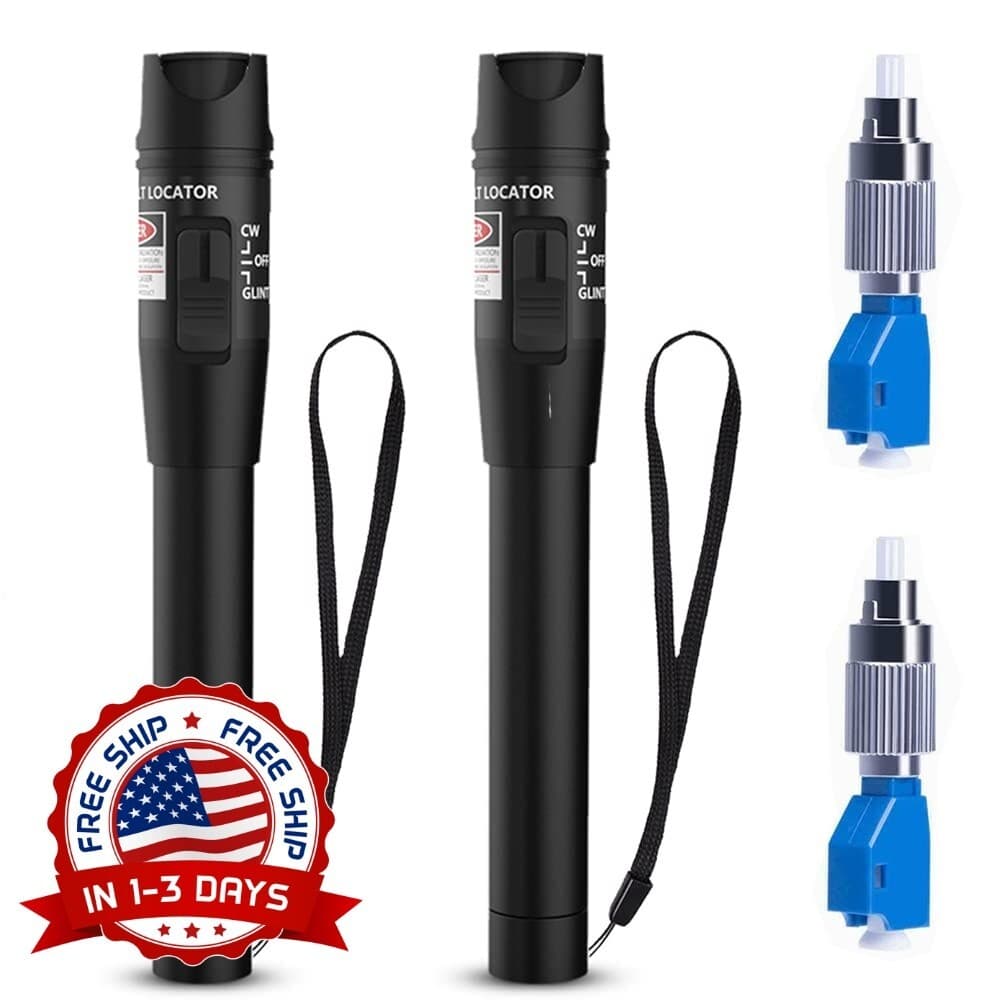 Kit de localizador visual de fallas de fibra de 50 mW alimentado por batería NEW