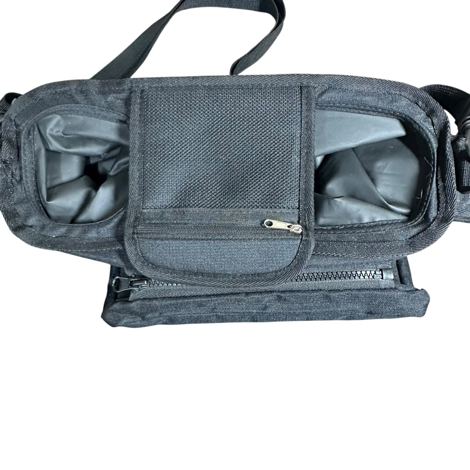 Vorspack Black Baby Stroller Organizer Detachable Bag w/ Bottle Cup Phone Holder 6