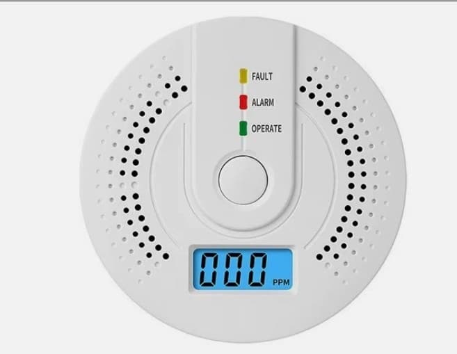 Carbon Monoxide Warning Alarm Sensor LED Digital Battery Powered 3