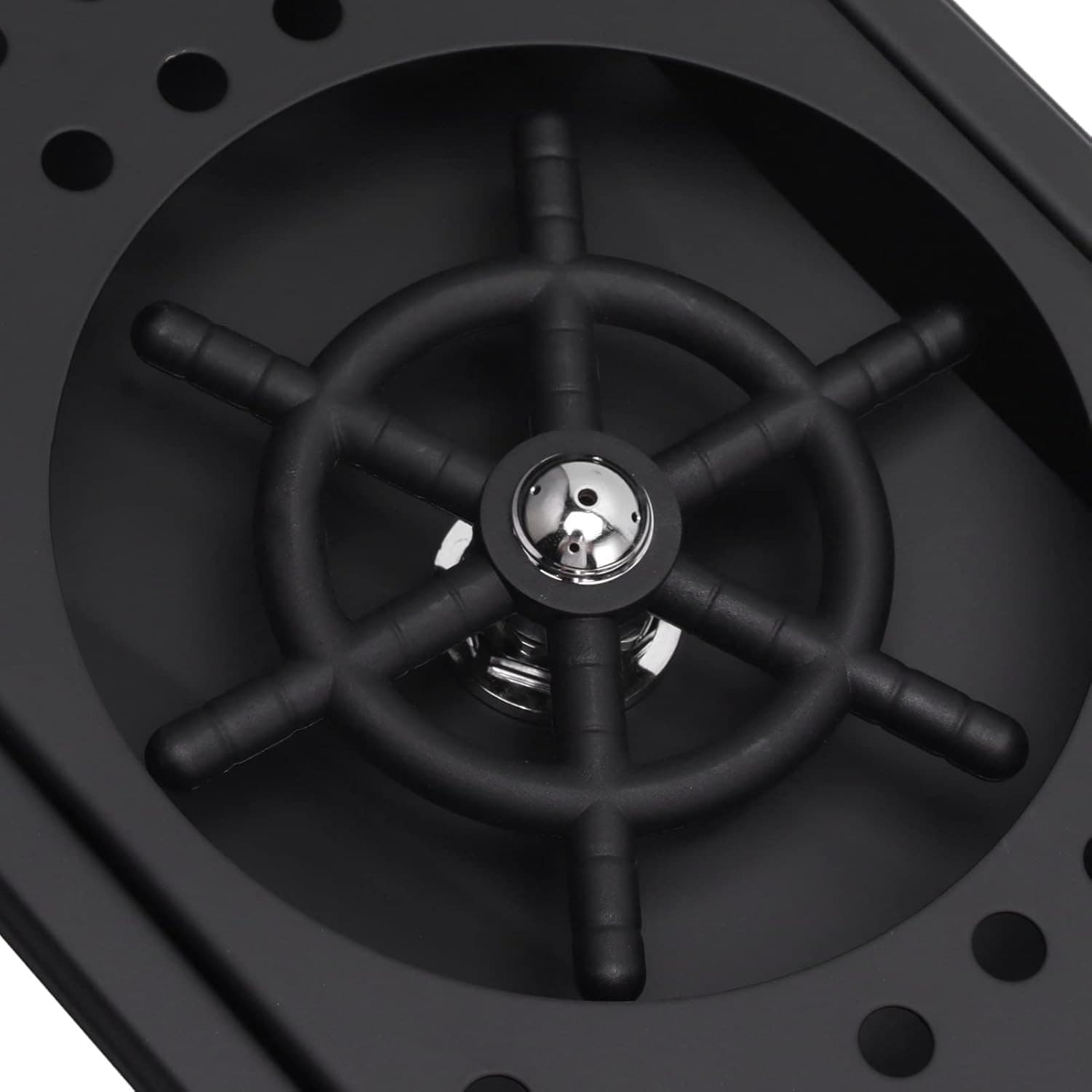 Glass Rinser 304 Stainless Steel Cup Washer Bar Sink Drip Tray Black #R018 5