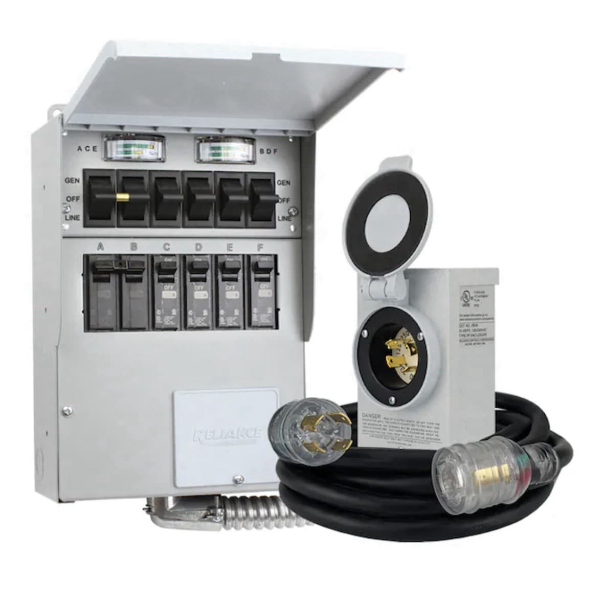 Reliance Controls 3006HDK 6-Circuit Transfer Switch Kit 8000 Watts