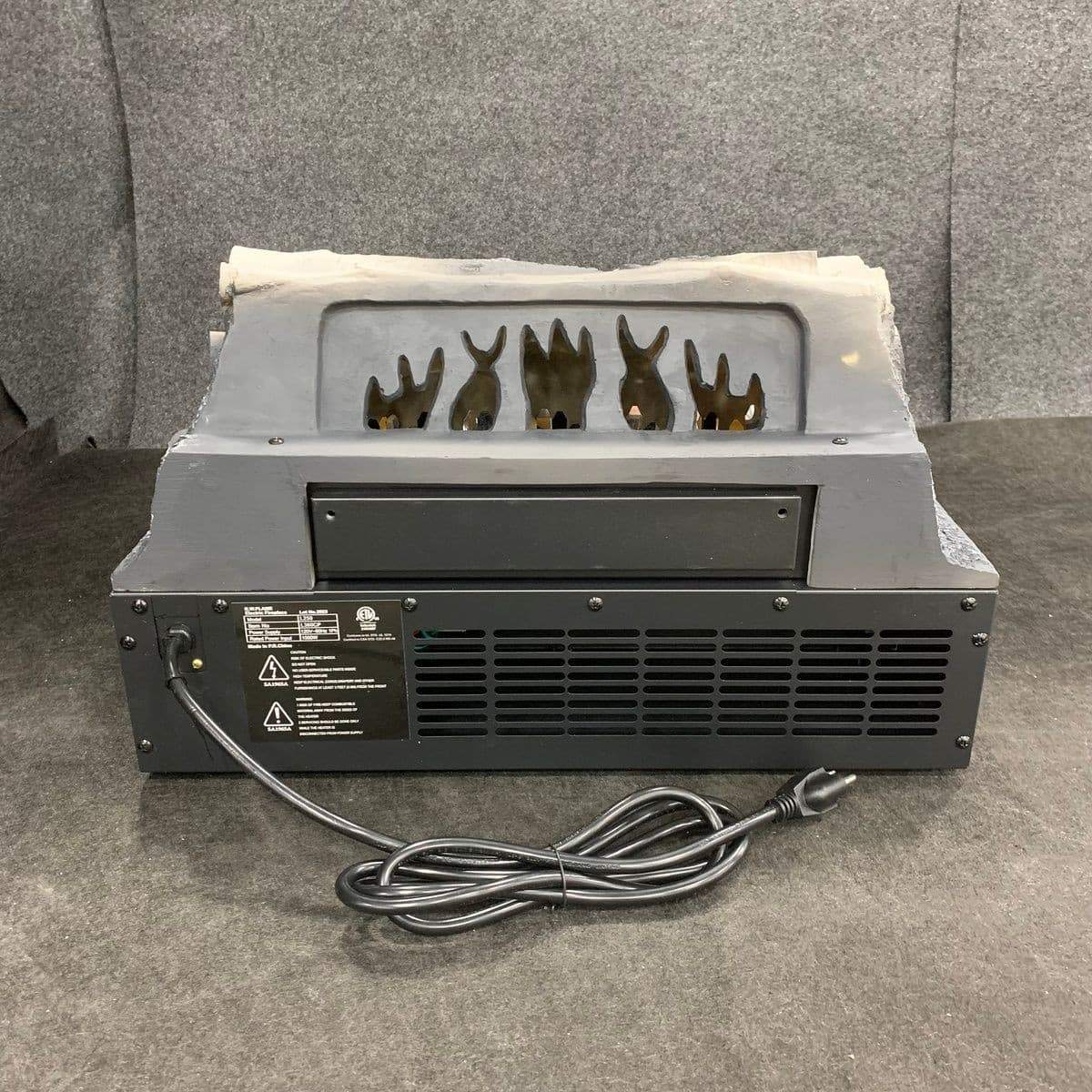 COWSAR L250 Electric Fireplace Log Heater 120V 60Hz Phase 1, 1500W L360CP* 4