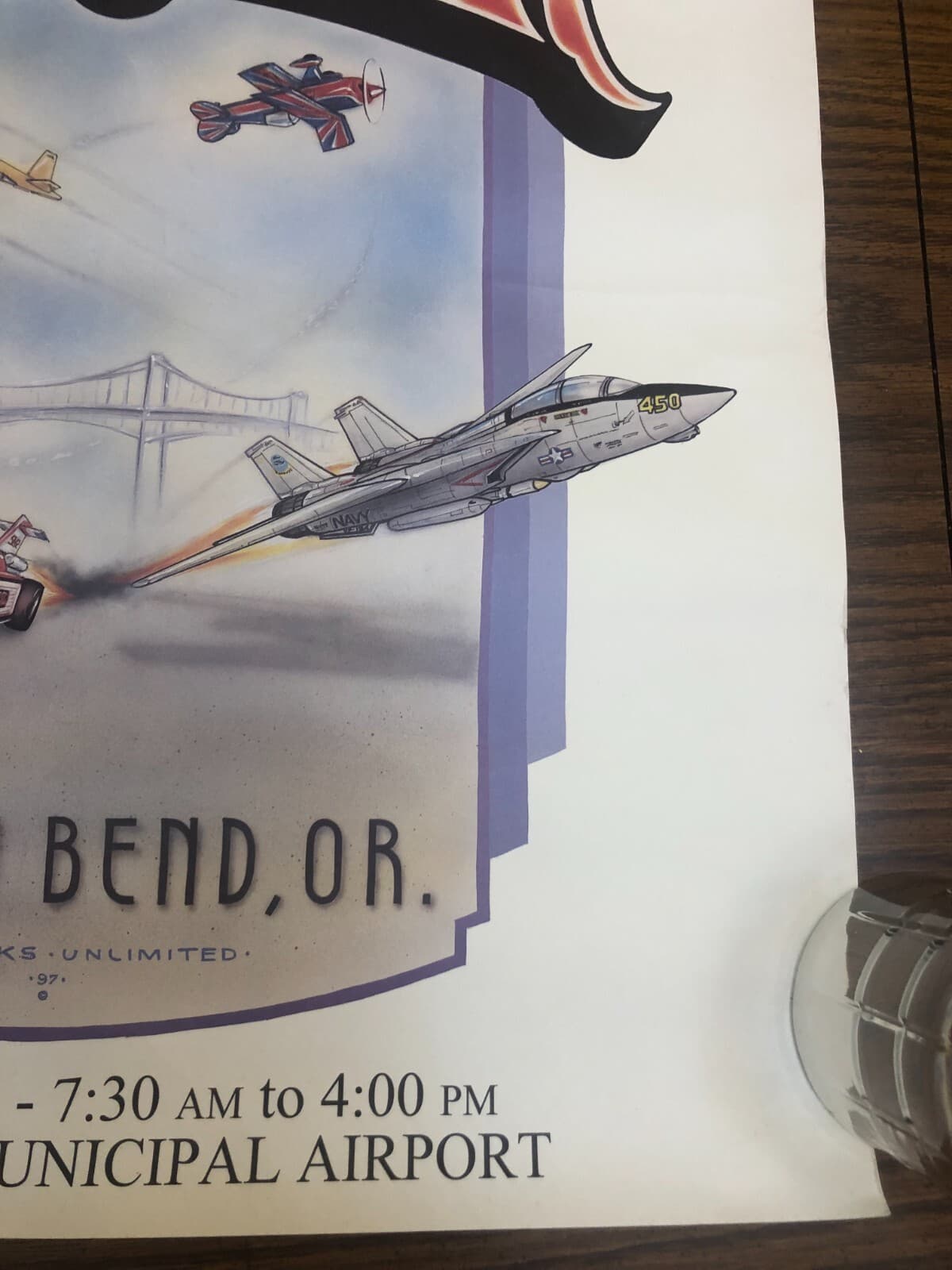 1997 3rd Annual Oregon Coast Air Fair Signed/#'d 7/200 Litho Print North Bend 5