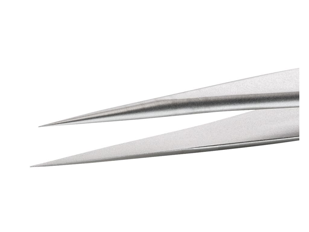 Ideal-Tek 0C9.SA.0 - High Precision Tweezers, Sharp Tip, Superior Finish, 3.54' 2