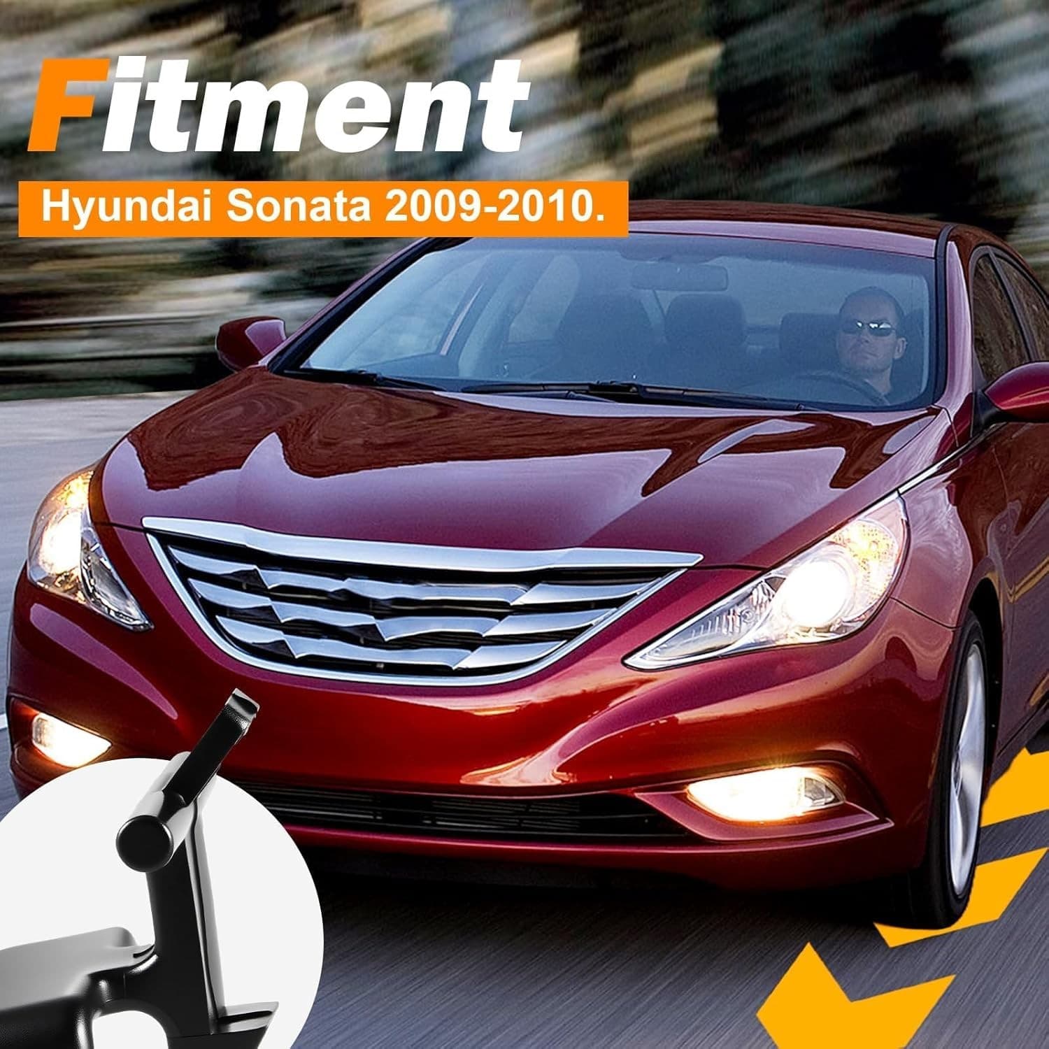 Black Upper Lower Armrest Center Console Armrest Latch Clip Compatible with S 2