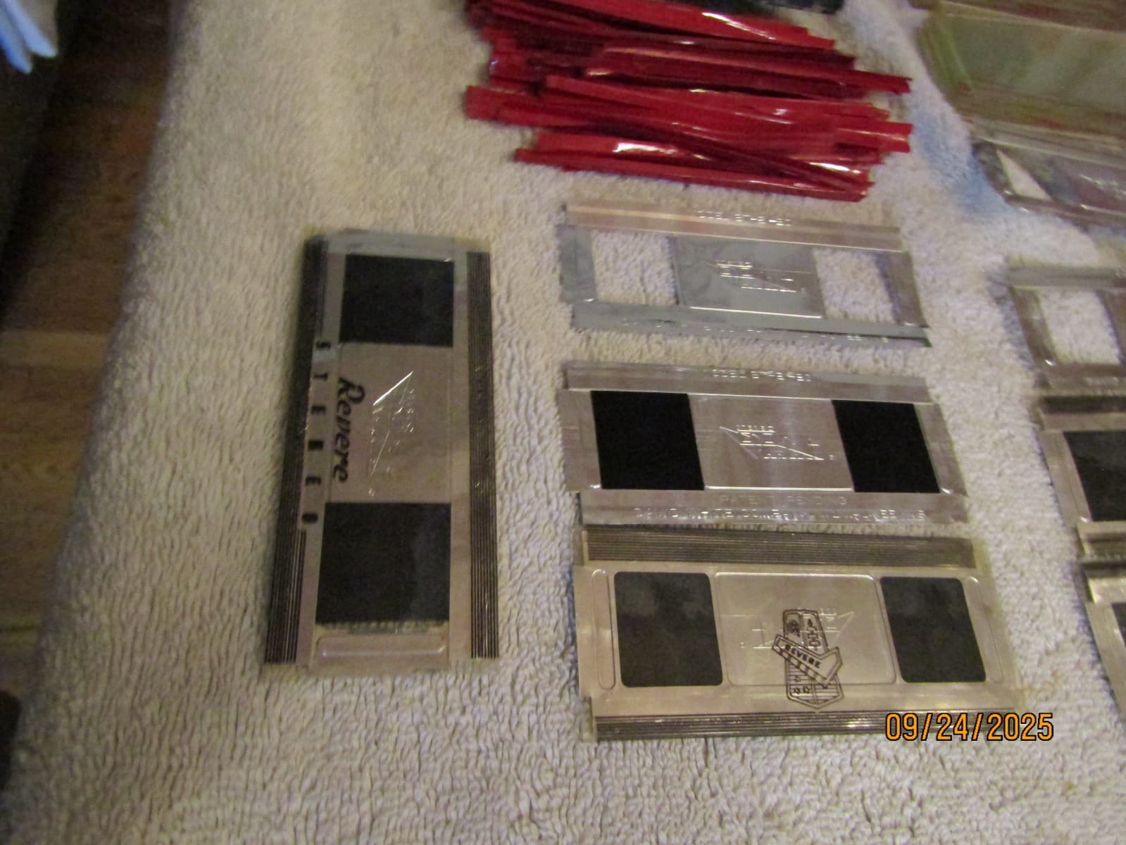 Vintage Stereo Realist Glass Slides White 1-5/8 x 4 Model ST-21-5A 24 & Parts 2