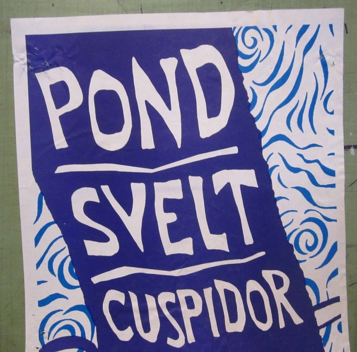 Pond | Svelt | Cuspidor Poster ORG 1997 Concert Show Flyer 2
