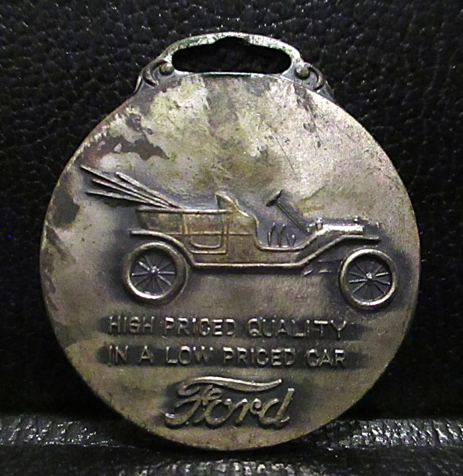 FORD Classic Model A or T Antique Car Vintage Pocket Watch Fob Advertising Promo