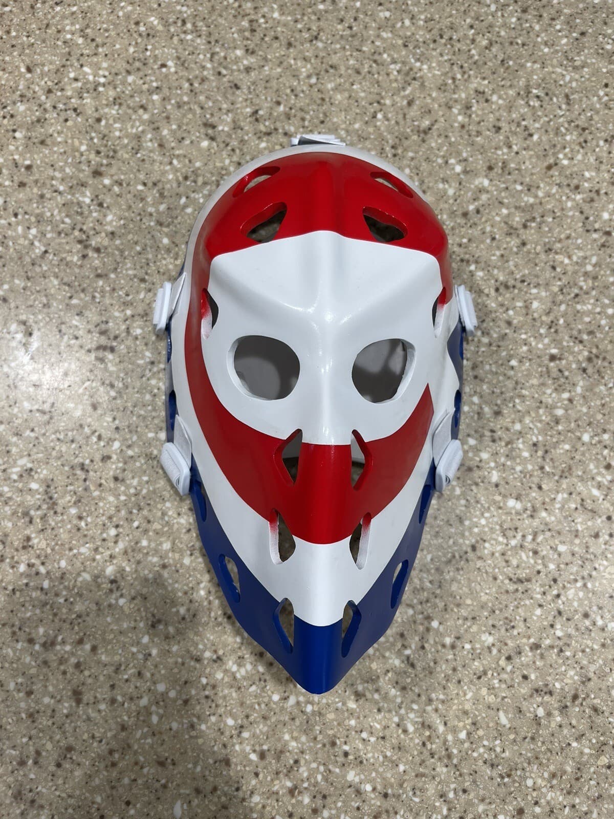 Replica Ken Dryden Montreal Canadiens Fibreglass Goalie Mask With Backplate 4