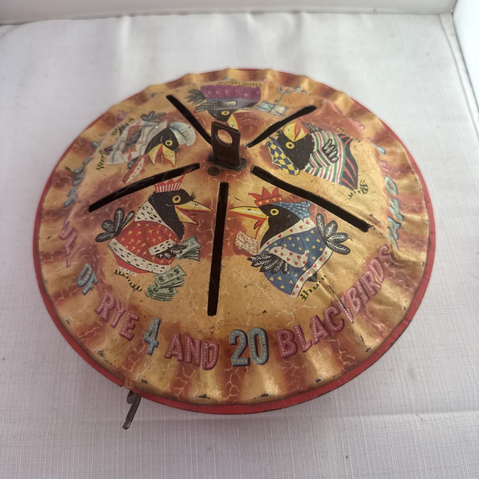 Mattel 1953 Blackbird Pie Music Toy NOT Working For Parts Plays Music 3