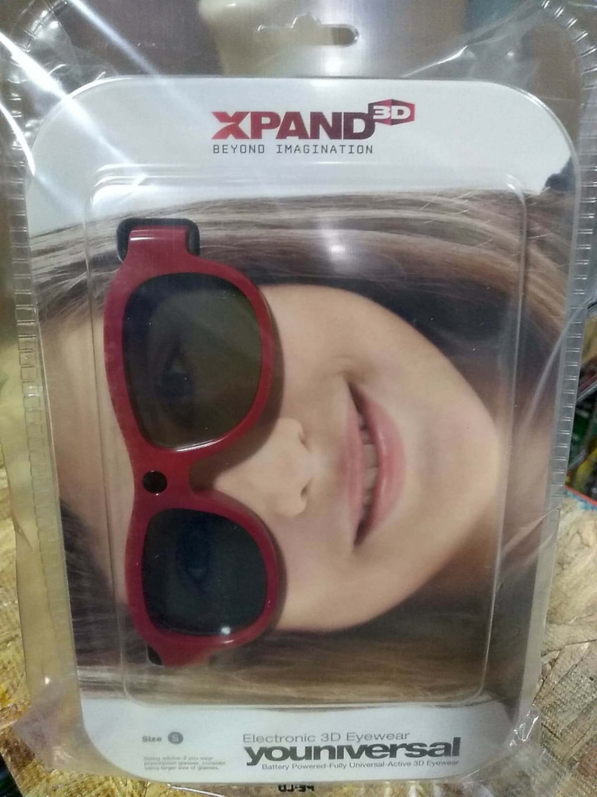 NEW Xpand Child Youth Size ACTIVE 3D GLASSES Universal HD IR 3D TV RF 3D Small 2