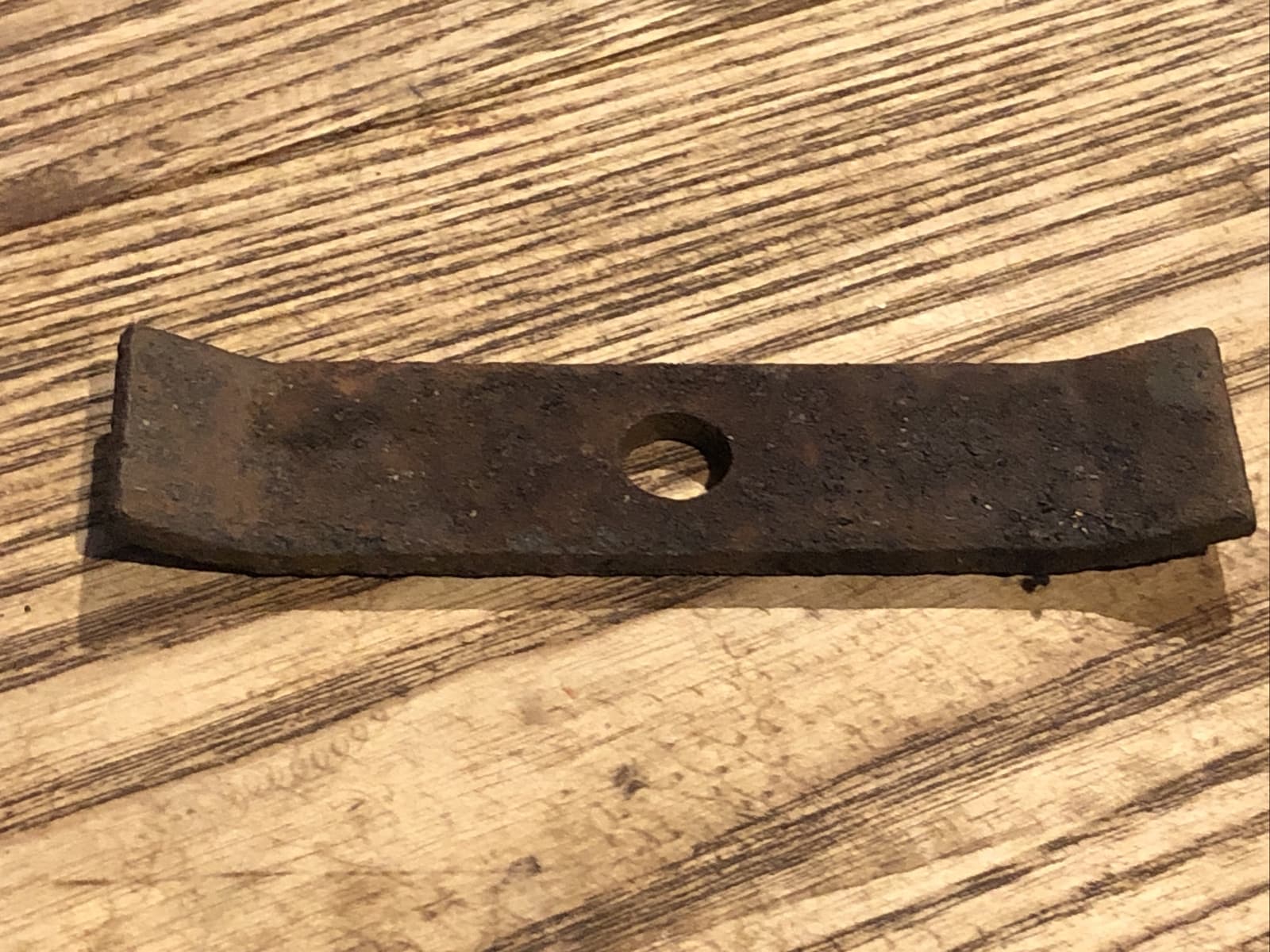 1- Rock Rake Tine Spacer,  maintains space on 1" single hole tines 3/16'' 3