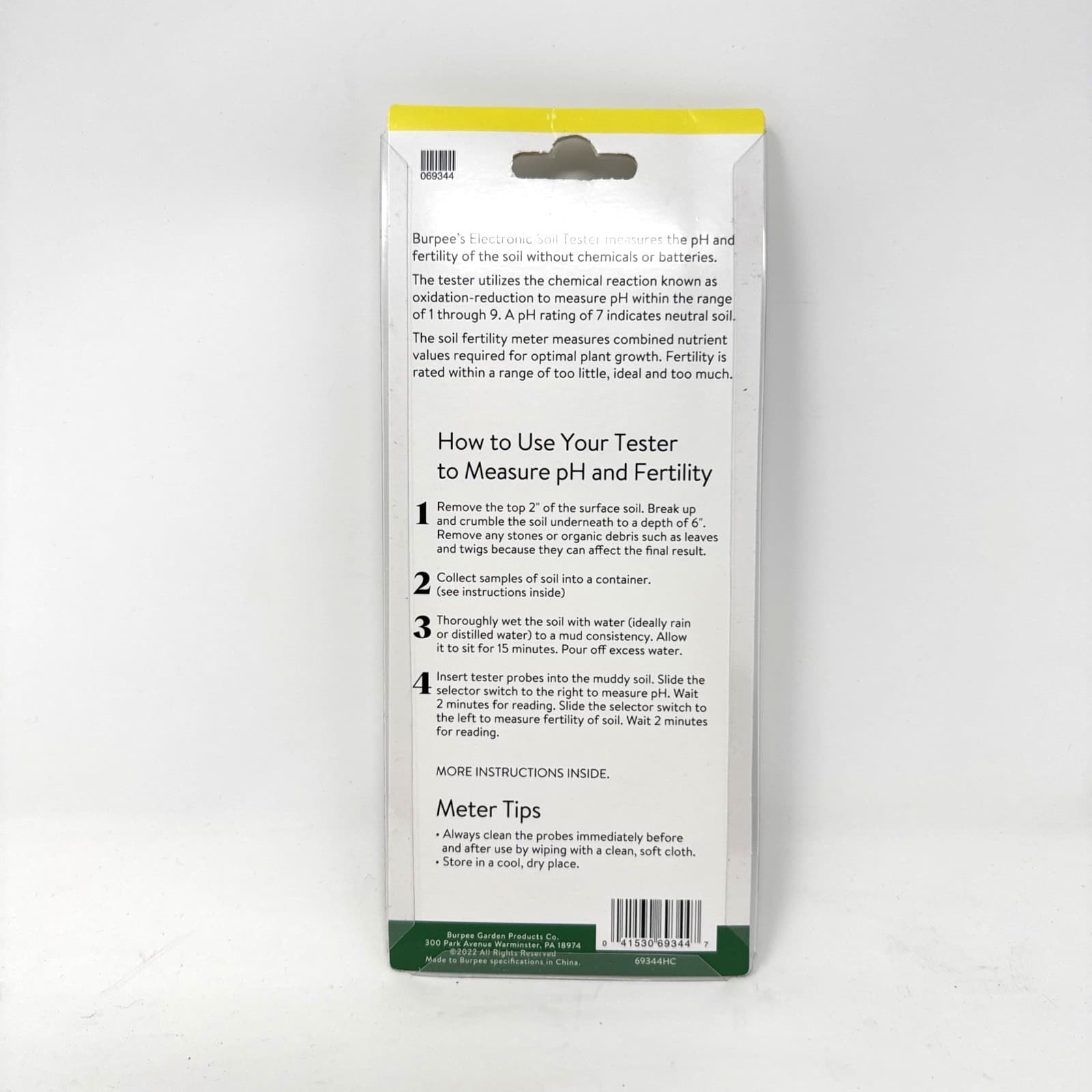 Burpee Electronic Soil Tester for pH & Fertility – No Batteries Needed New 4