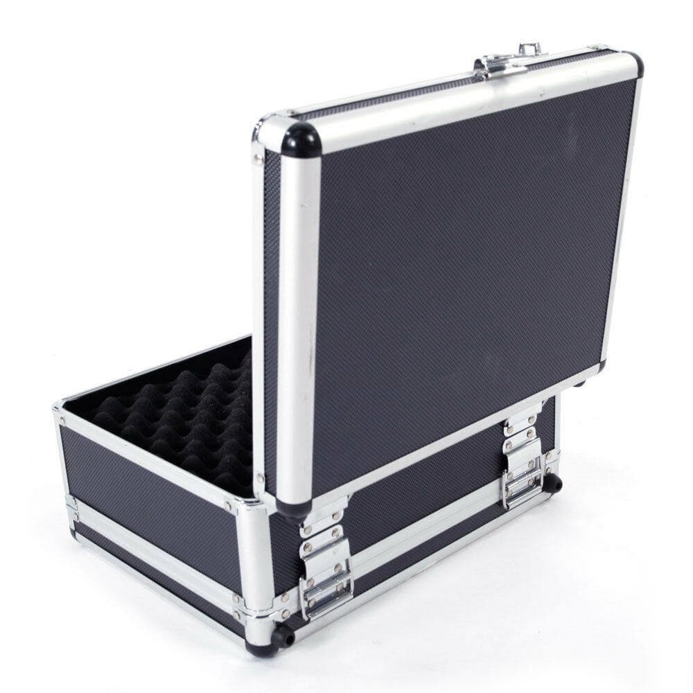 Double Aluminum Pistol Handgunc Carrying Case Digit Password Lock Safe Tool Box 5