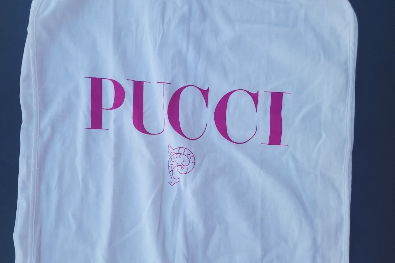 Authentic Emilio Pucci Garment Bag With Zipper 63 X 23  (In Preowned Condition). 2