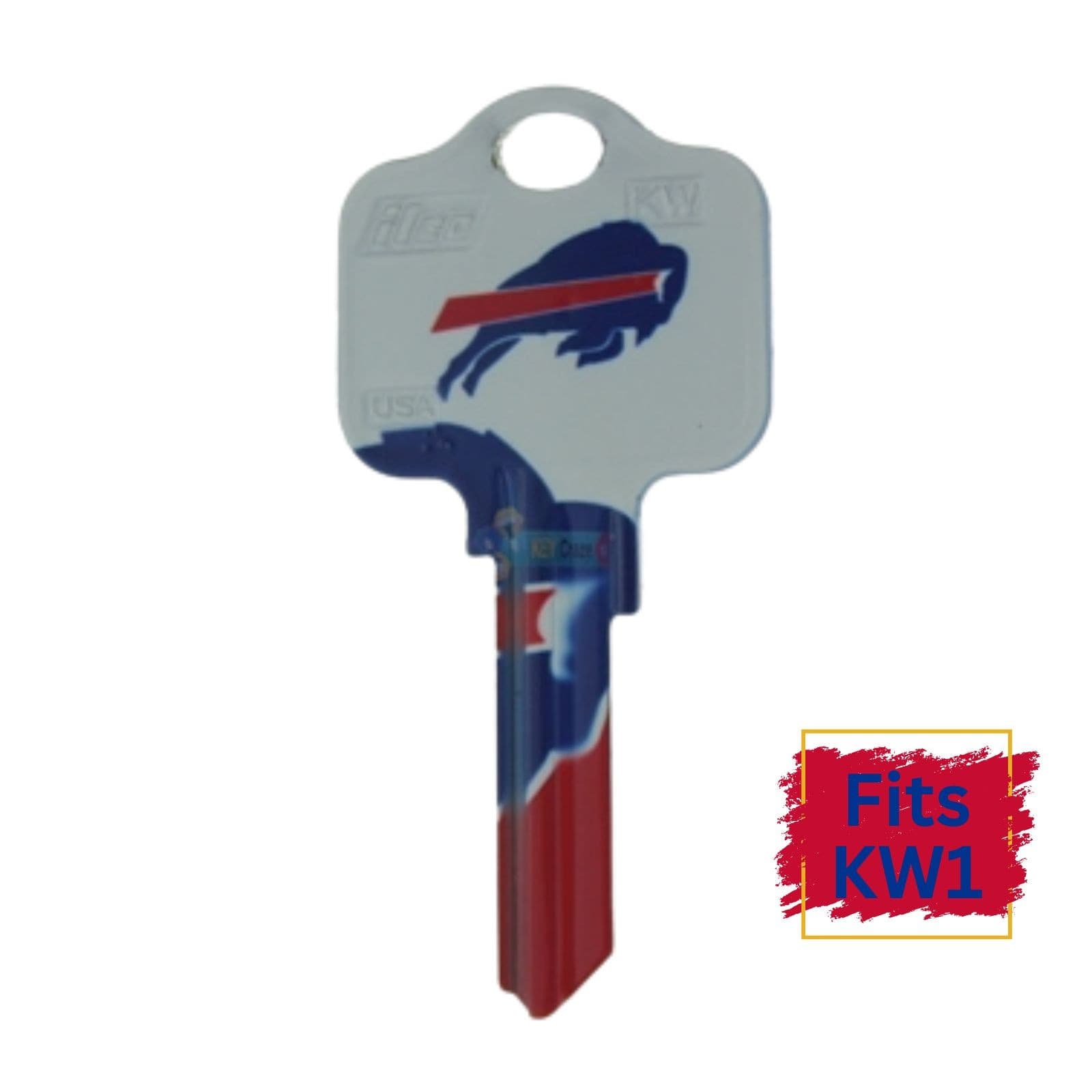 🏈 Buffalo Bills House Key – KW1 Blank – NFL Licensed KW1/SC1 Key Blank – Uncut 6