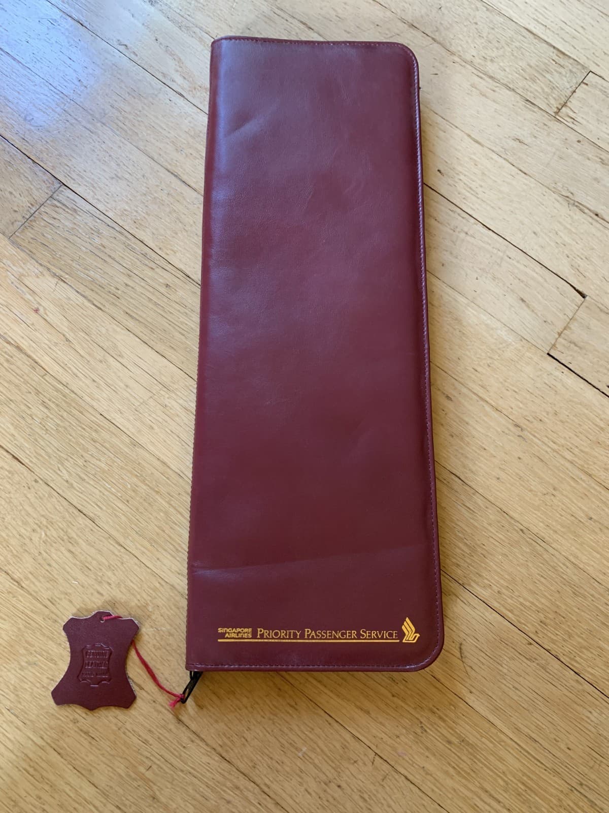 Vintage Singapore Airlines Travel Tie Case by Pierre Balmain