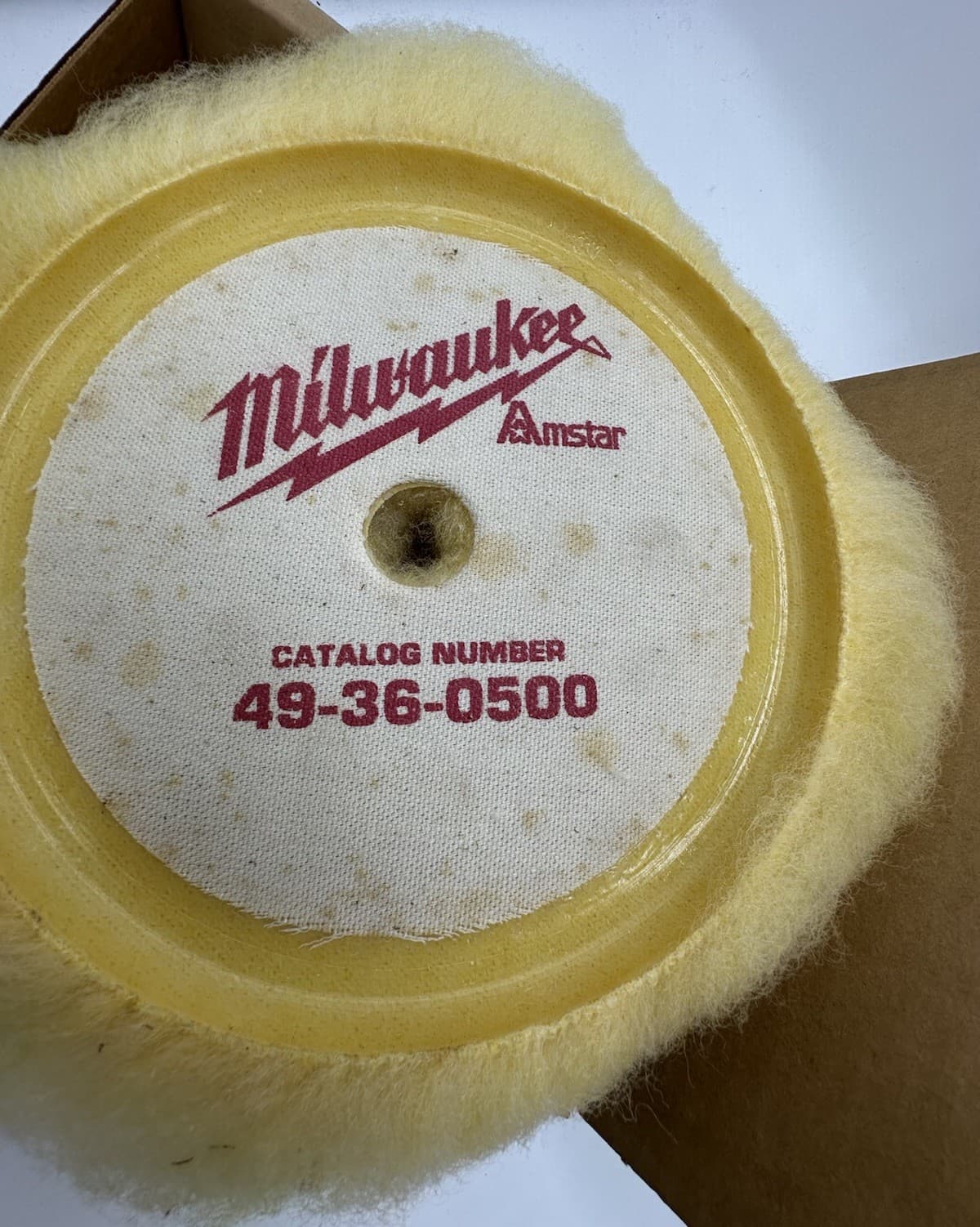 Milwaukee 49-36-0500 7” in. Wool Cutting Pad NOS New Old Start 6